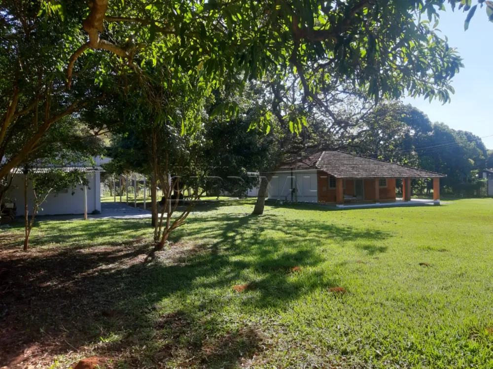 Chácara rural espaçosa com casa principal e de empregado.