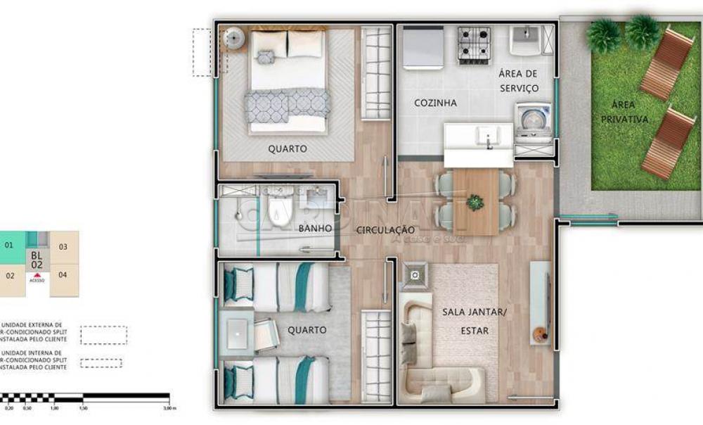 APARTAMENTO NO RESIDENCIAL MONTE BERLIM, NO BAIRRO JARDIM JOCKEY CLUBE, NA  CIDADE SÃO CARLOS, NO ESTADO SP, 2 QUARTOS, 1 VAGAS