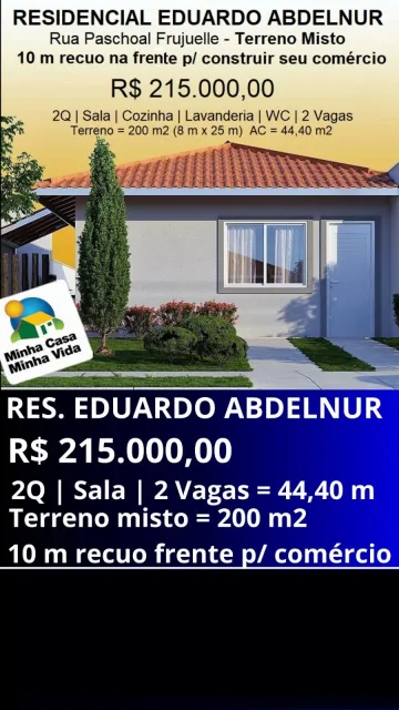 Alugar Casa / Padrão em São Carlos. apenas R$ 215.000,00