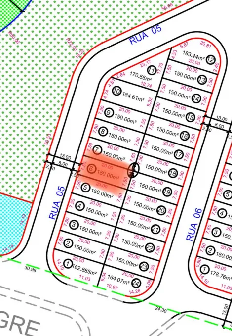 imagem 1 - lote no bairro Residencial Jane Valério imagem 1 - lote no bairro Residencial Jane Valério