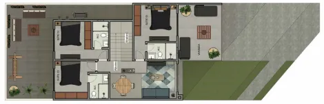 imagem 5 - Venda de Casa no Condomínio Terras da Estancia no bairro Monte Alegre, Paulínia - SP imagem 5 - Venda de Casa no Condomínio Terras da Estancia no bairro Monte Alegre, Paulínia - SP