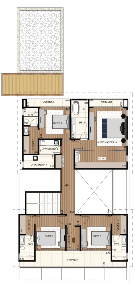 imagem 5 - Belíssima casa à Venda no Condomínio no VILLA BELLA FLORENÇA com 5 Suítes. imagem 5 - Belíssima casa à Venda no Condomínio no VILLA BELLA FLORENÇA com 5 Suítes.