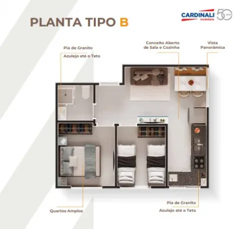imagem 2 - Apartamento - Padrão imagem 2 - Apartamento - Padrão