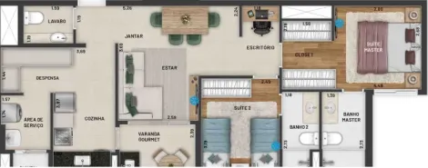 imagem 4 - Apartamento Alto Padrão à Venda no Orion Patriani próximo a Chácara da Barra | Campinas/SP imagem 4 - Apartamento Alto Padrão à Venda no Orion Patriani próximo a Chácara da Barra | Campinas/SP