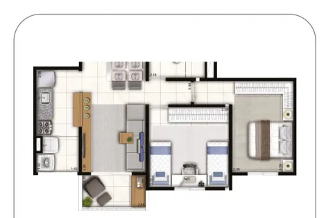 imagem 2 - APARTAMENTO À VENDA imagem 2 - APARTAMENTO À VENDA