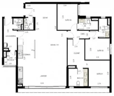 imagem 1 - Apartamento com excelente localização próximo supermercados e comércio imagem 1 - Apartamento com excelente localização próximo supermercados e comércio